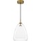 Quoizel Aero Mid Pendant 1 Light Aged Brass PCAER1511AB - alternate 4